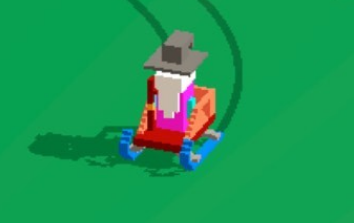 圣诞老人滑轮车